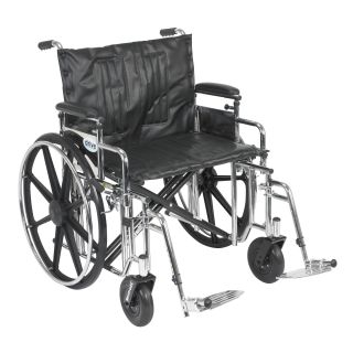 Drive Medical Sentra Extra Heavy duty Wheelchair With Various Arm Styles