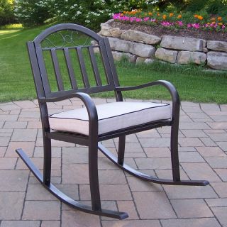 Oakland Living Rochester Outdoor Rocking Chair Multicolor   6124 HB