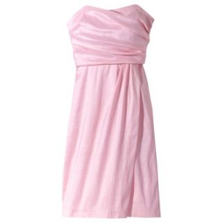 TEVOLIO Womens Plus Size Shantung Strapless Dress   Pink Lemonade   26W