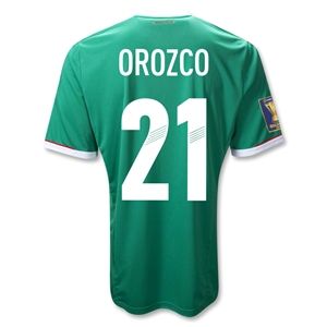 adidas Mexico 2013 OROZCO Gold Cup Home Soccer Jersey