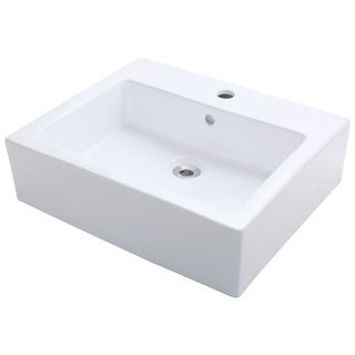 Polaris Sinks P052vw White Porcelain Vessel Sink