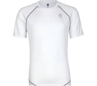 Mens K Swiss Contrast Raglan   White T Shirts