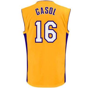 Los Angeles Lakers Pau Gasol adidas Youth NBA Revolution 30 Jersey