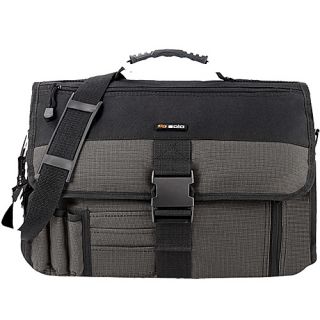 Expandable Messenger Bag   Charcoal/Black