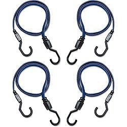 Raider Blue/ Black 4 piece Flat Strap Kit (Blue, blackRaider 4 Piece flat strap kitConstructed of a premium reinforced nylon polyester blendDimensions 47 inches longDeluxe open S hook designed endsStrong and reliable for a variety of applications )