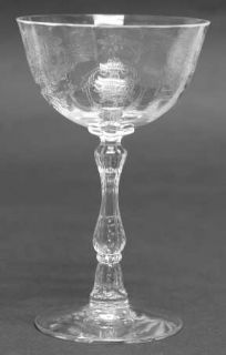 Lenox Navarre Clear Champagne/Tall Sherbet   Clear, Etched
