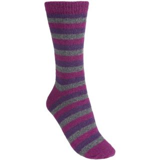 b.ella Three Color Stripe Socks   Wool Cashmere (For Women)   GREY (5/10 )