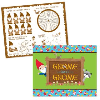 Woodland Gnome Activity Placemats
