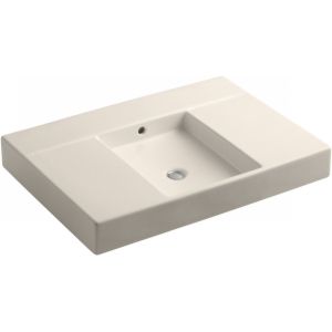 Kohler K 2955 55 Traverse Top and Basin Lavatory with No Hole Faucet Drilling