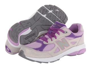 New Balance Kids 990v3 Girls Shoes (Gray)