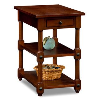 Tiered Shelf Chairside Table