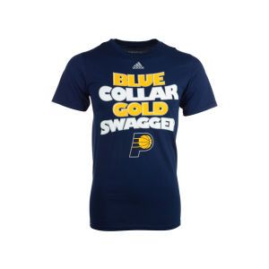Indiana Pacers adidas NBA Gold Swaggering T Shirt