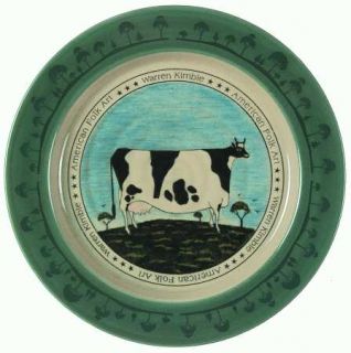 Otagiri American Folk Art Salad Plate, Fine China Dinnerware   Warren Kimble,Var