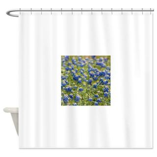  Painted Field of Bluebonnets Shower Curtain  Use code FREECART at Checkout