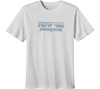 Mens Patagonia Stamp Logo T Shirt 51578   Bleached Stone Cotton Shirts