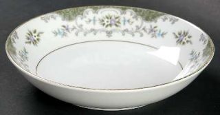 Mimosa Victorienne Fruit/Dessert (Sauce) Bowl, Fine China Dinnerware   Blue, Pur