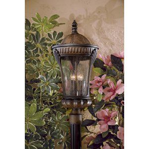 The Great Outdoors TGO 9145 407 Kent Place 4 Light Post Mount