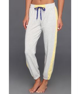 kensie Mix Master Crop Sleep Pant Womens Pajama (Gray)