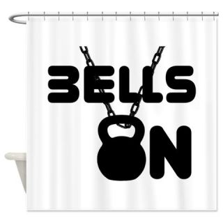  Bells On Shower Curtain  Use code FREECART at Checkout