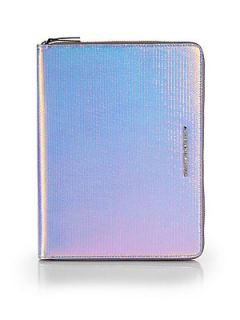 Marc by Marc Jacobs Textured Holographic Tablet Case   Silver Holographic