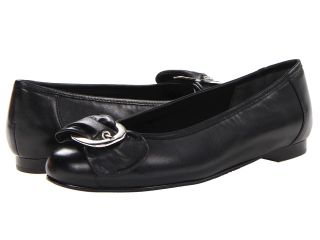 Rose Petals Neat Womens Flat Shoes (Black)