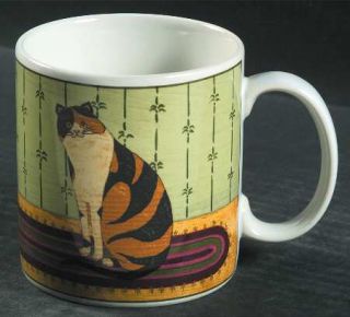 Sakura Cat Collection Mug, Fine China Dinnerware   Warren Kimble, Multimotif Cat
