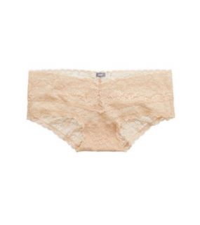 Natural Nude Aerie Vintage Lace Boybrief, Womens XXL