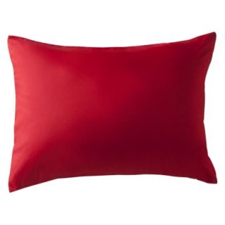 Room Essentials Reversible Solid Sham   Red/Tan (Standard)
