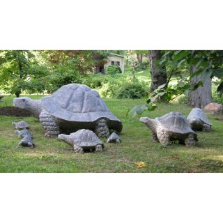 Stone Age Creations Green Granite Galapagos Tortoise Garden Statue   AN TU 12