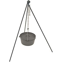 Bayou Classic Tripod Stand With Chain And Totebag