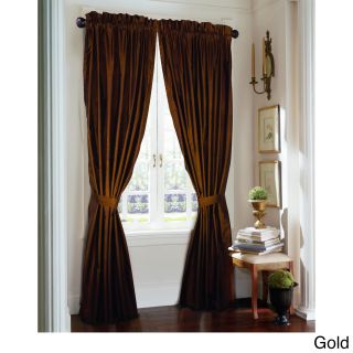 Rose Tree Majesty Faux Silk 84 Inch Curtain Panel Pair