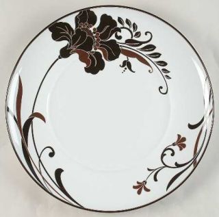 Mikasa Cocoa Blossom 15 Chop Plate (Round Platter), Fine China Dinnerware   Bro