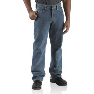 Carhartt Loose Fit Denim Jeans   Straight Leg (For Men)   DARK VINTAGE BLUE ( )