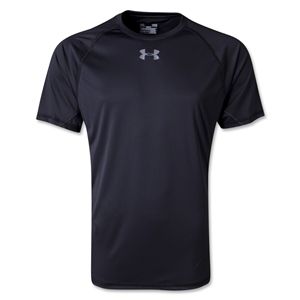 Under Armour HeatGear Flyweight T Shirt (Black)