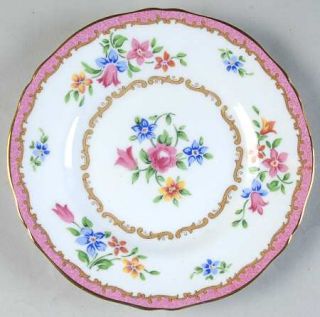 Crown Staffordshire F16165 Bread & Butter Plate, Fine China Dinnerware   Floral
