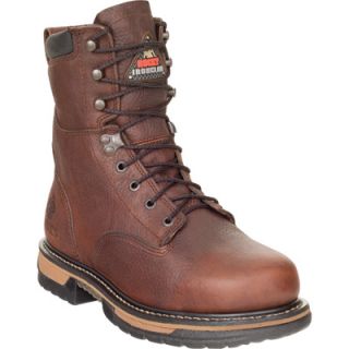 Rocky IronClad 8in. Waterproof Work Boot   Brown, Size 10 1/2 Wide, Model# 5693