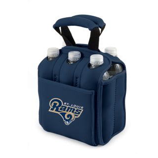 Picnic Time St. Louis Rams Six Pack (NavyDimensions 6.75 inches high x 9.5 inches wide x 4.5 inches deepCompact designDouble top handlesSix (6) individual compartmentsTwo (2) interior chambers to hold gel or ice packs (not included) )