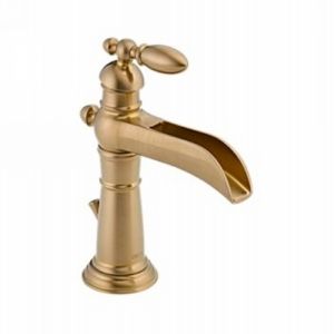 Delta Faucet 554LF CZ Victorian Single Handle Lavatory Bathroom Faucet