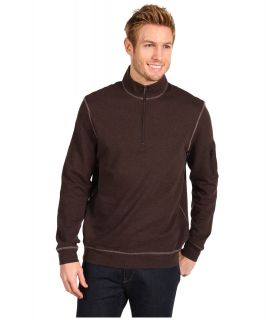 Bugatchi Brian L/S Knit Mens Long Sleeve Pullover (Brown)