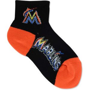 Miami Marlins For Bare Feet Ankle TC 501 Med Sock