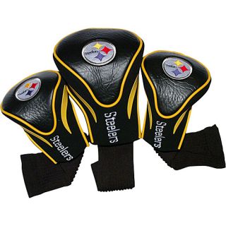 Pittsburgh Steelers 3 Pack Contour Headcover Team Color   Team Golf Go