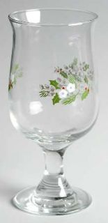 Pfaltzgraff Christmas Heirloom 10 Oz Glassware Goblet, Fine China Dinnerware   W