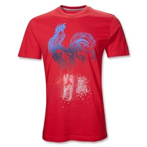 Nike France Gallic Rooster Graphic T Shirt (Red)