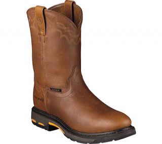 Mens Ariat Workhog™ Pull On   Golden Grizzly Full Grain Leather Boots