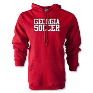 hidden Georgia Soccer Supporter Hoody (Red)