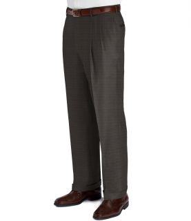 Business Express Pleated Front Trousers JoS. A. Bank Mens Suit