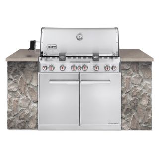 Weber Summit S 660 Built In Gas Grill   Natural Gas Multicolor   7460001 