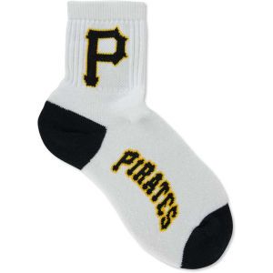Pittsburgh Pirates For Bare Feet Ankle White 501 Med Sock
