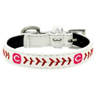 Cleveland Indians Classic Leather Large Baseball Collar