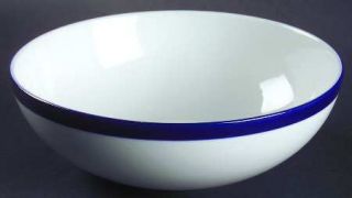 Crate & Barrel China Belmont Coupe Soup Bowl, Fine China Dinnerware   White Coup